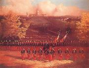 unknow artist The Army of the Potomac Marching up Pennsylvania Avenue,Washington Sweden oil painting artist